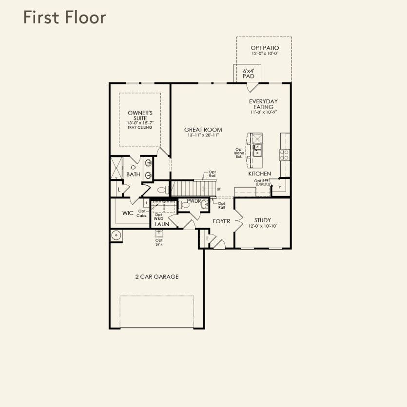 First Floor 3 br / 2.5 ba
