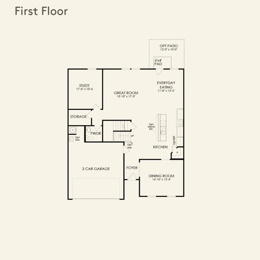 First Floor 4 br / 2.5 ba