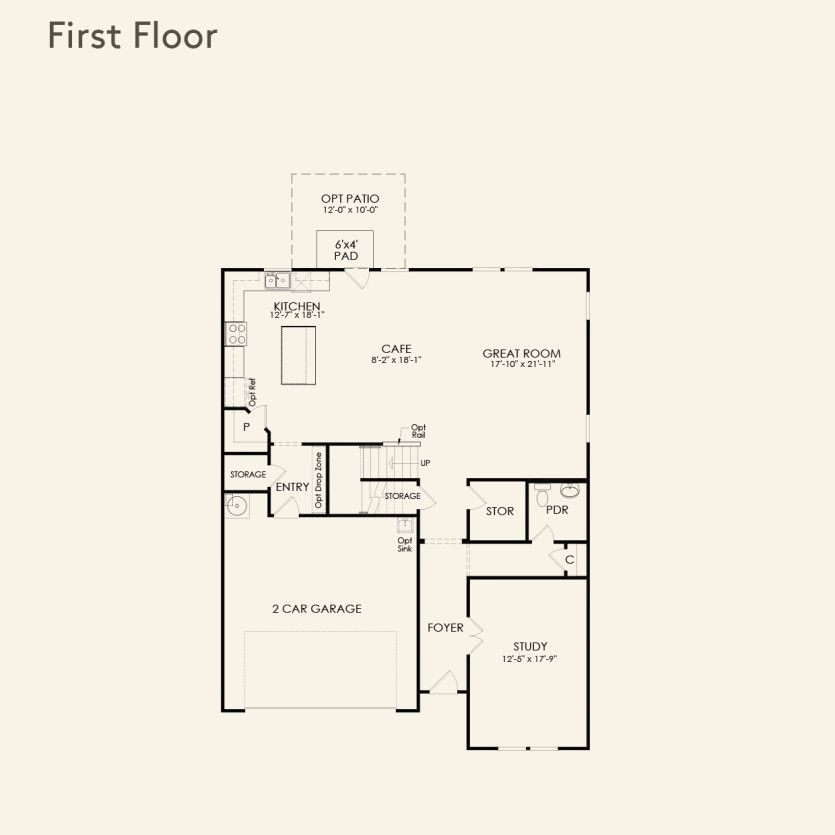 First Floor 4 br / 2.5 ba