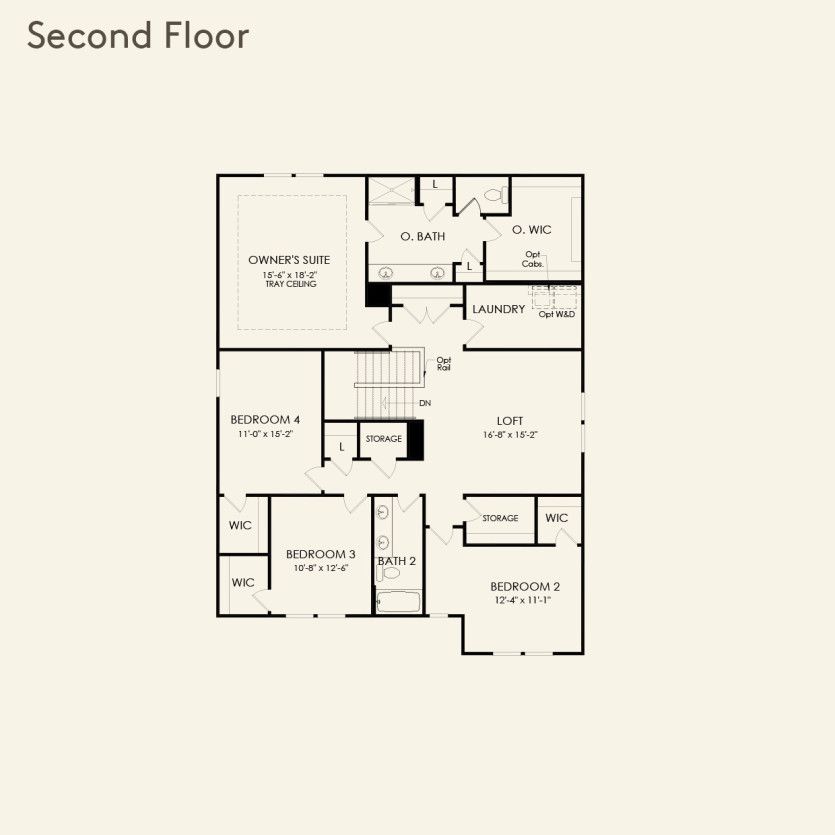 Second Floor 4 br / 2.5 ba