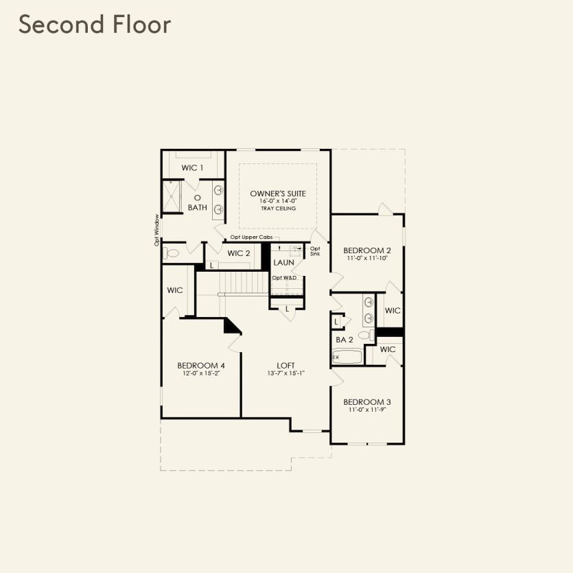 Second Floor 4 br / 2.5 ba