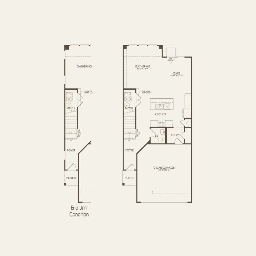 First Floor 2 br / 2.5 ba