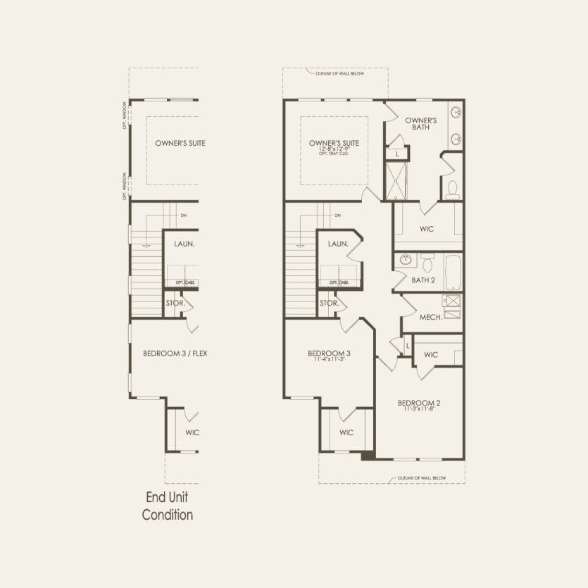 Second Floor 3 br / 2.5 ba