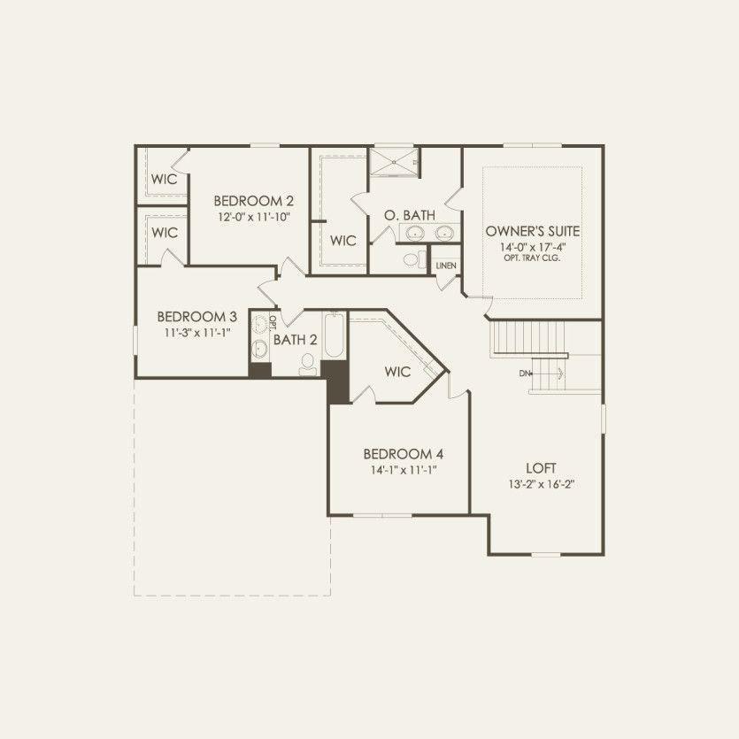 Second Floor 4 br / 2.5 ba