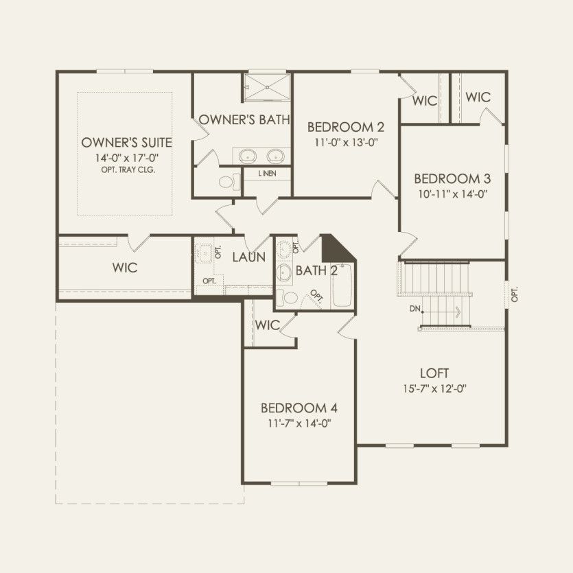 Second Floor 4 br / 2.5 ba