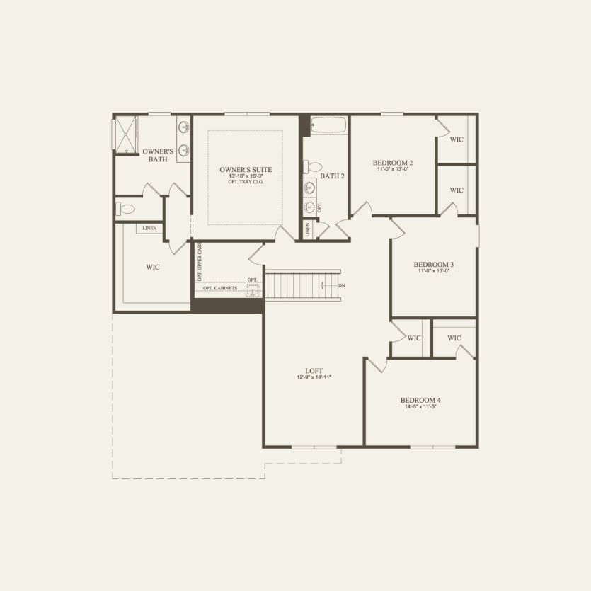 Second Floor 4 br / 2.5 ba