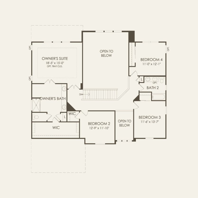 Second Floor 4 br / 2.5 ba