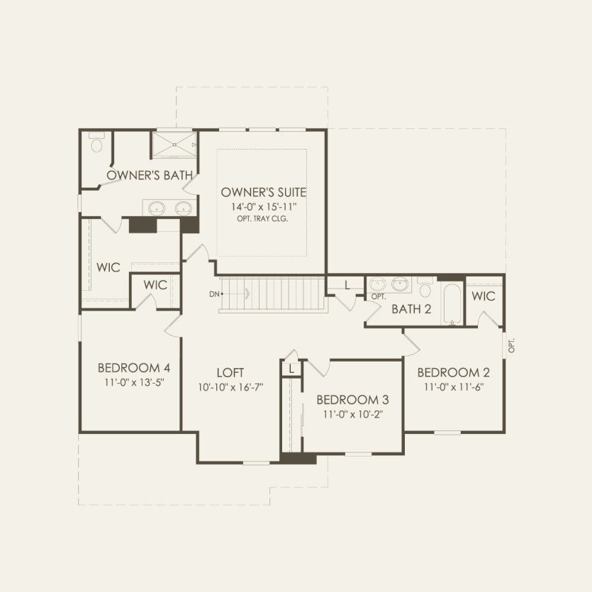 Second Floor 4 br / 2.5 ba