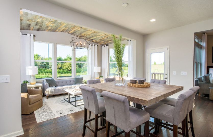 Dining Space Connected to Kitchen