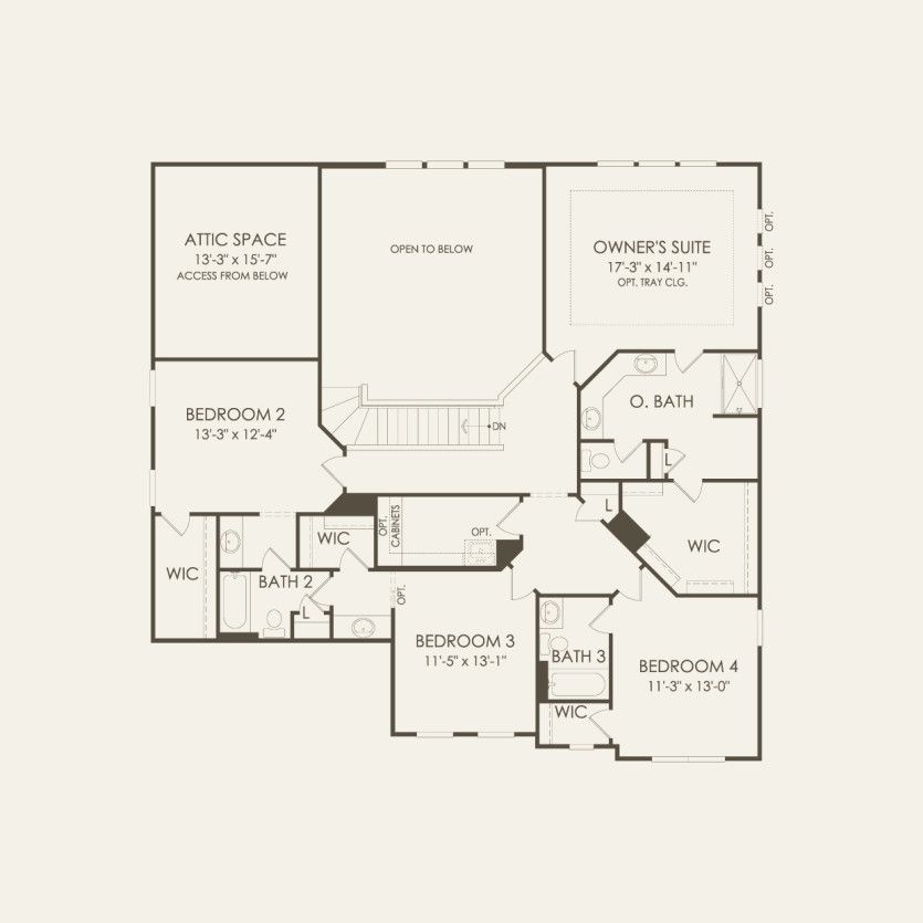 Second Floor 4 br / 2.5 ba