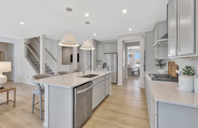 Spacious Kitchen with Elegant Cabinetry
