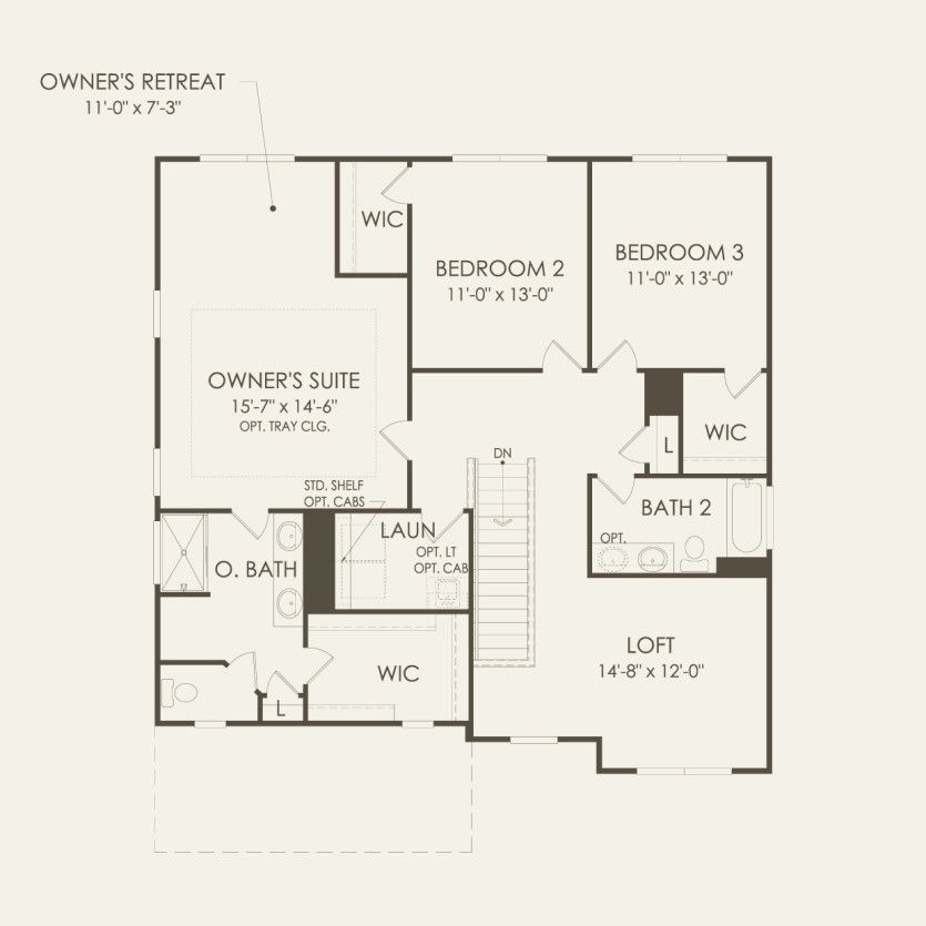 Second Floor 3 br / 2.5 ba