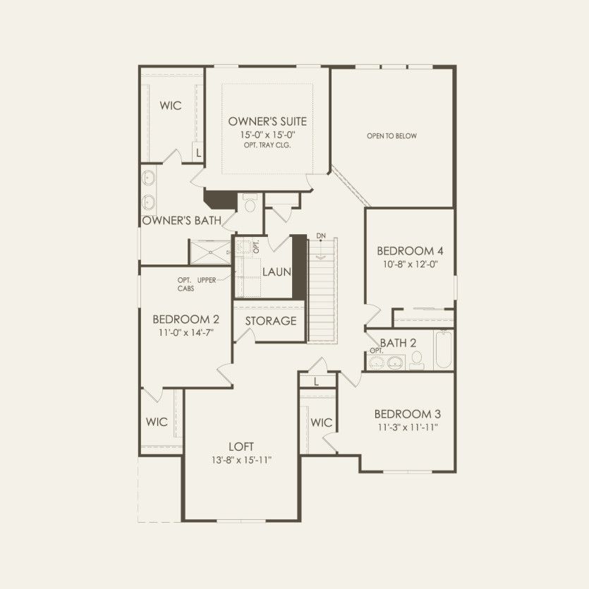 Second Floor 4 br / 2.5 ba