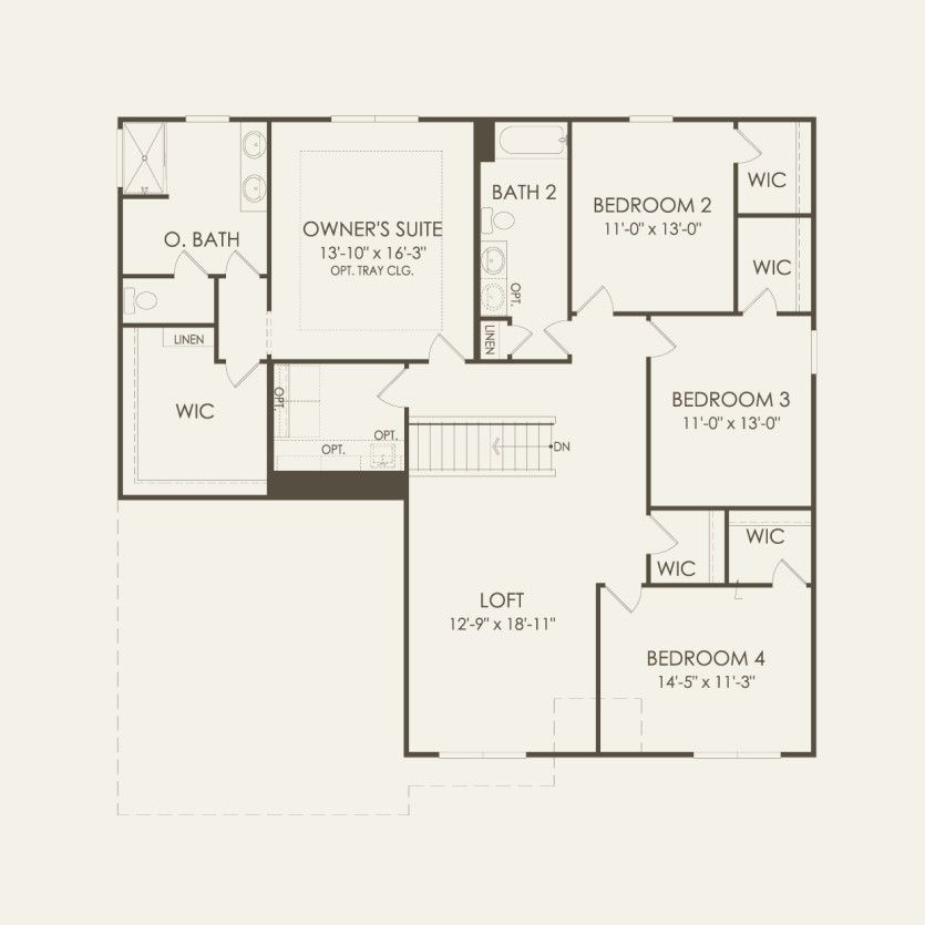 Second Floor 4 br / 2.5 ba
