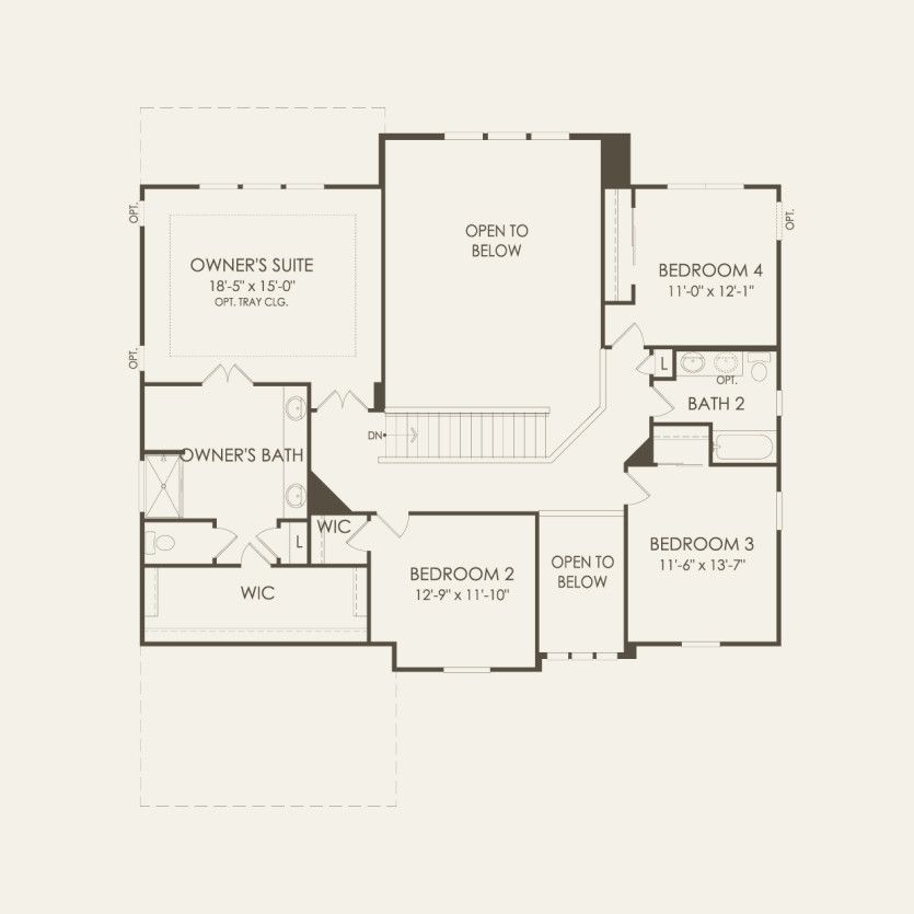 Second Floor 4 br / 2.5 ba