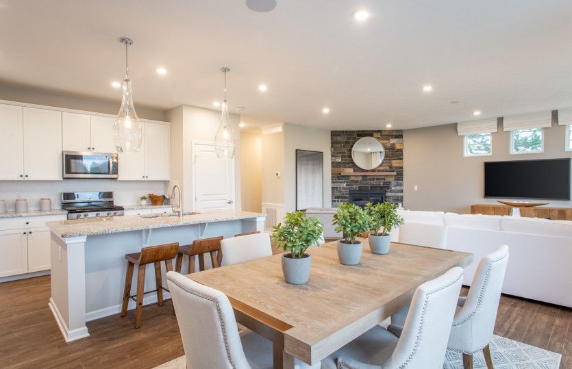 Kitchen with Large Island for Additional Seating