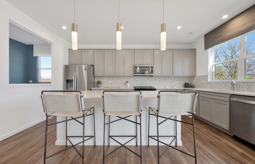 Kitchen with Large Breakfast Bar