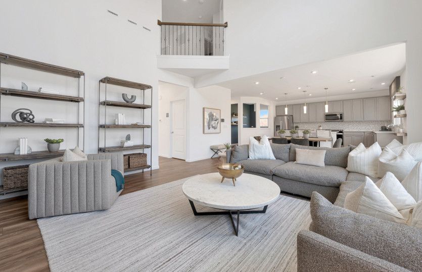 Elegant Two-Story Gathering Room