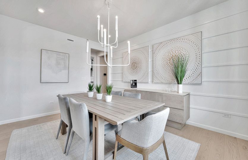 Formal Dining Room with Pass Through to Kitchen
