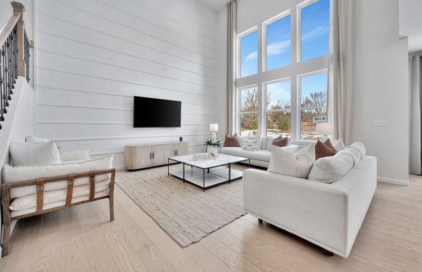 Elegant Two-Story Gathering Room