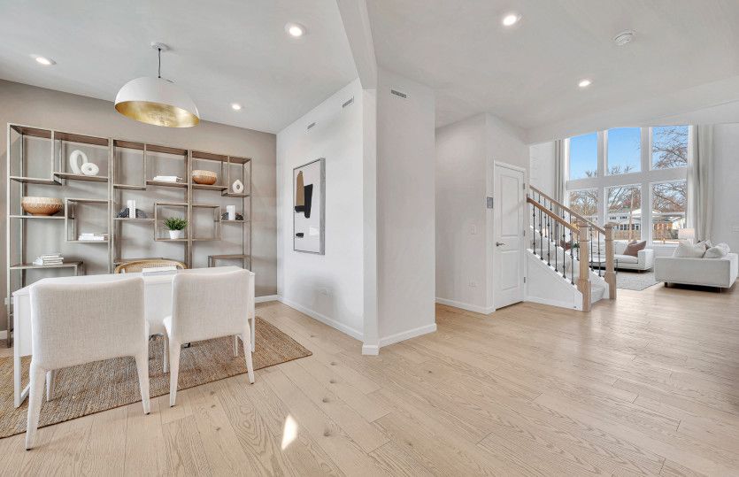 Foyer with Adjacent Flex Room