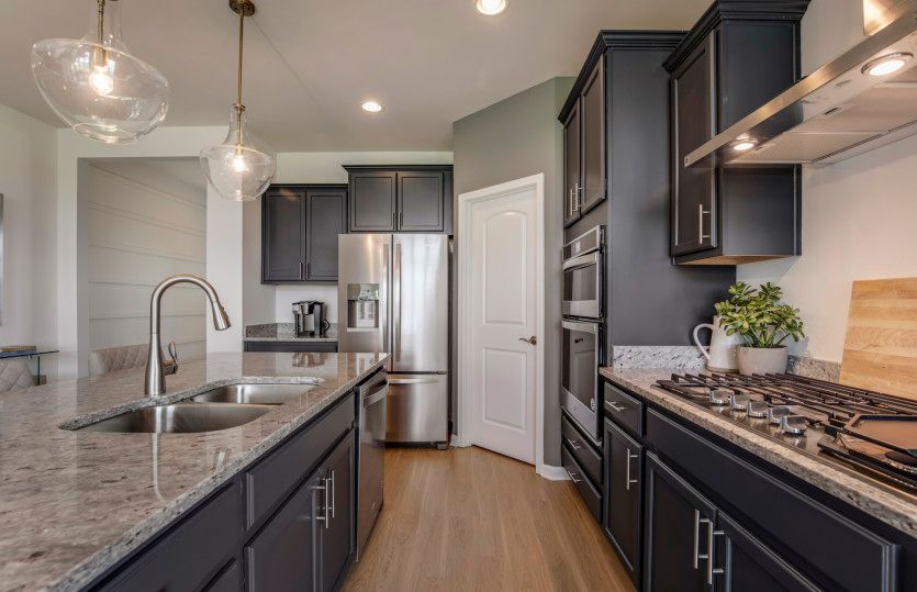 Lots of counter space in the kitchen