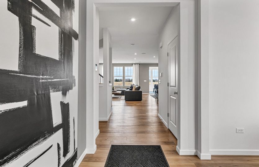 Foyer with Adjacent Formal Dining Room