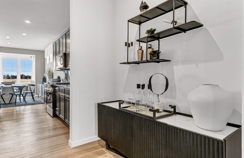 Pass Through to Kitchen - Location of Optional Butler’s Pantry