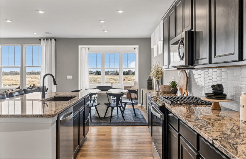 Kitchen with Large Breakfast Bar