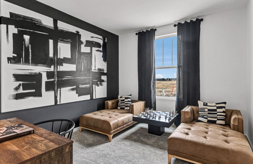 Flex Room or Home Office, Located at the Back of the Home