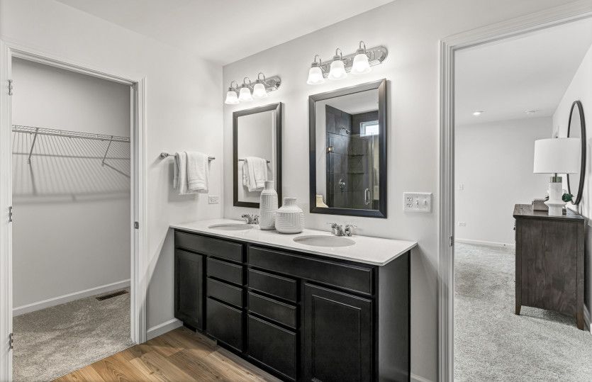 Owner's Bath with Double Bowl Vanity