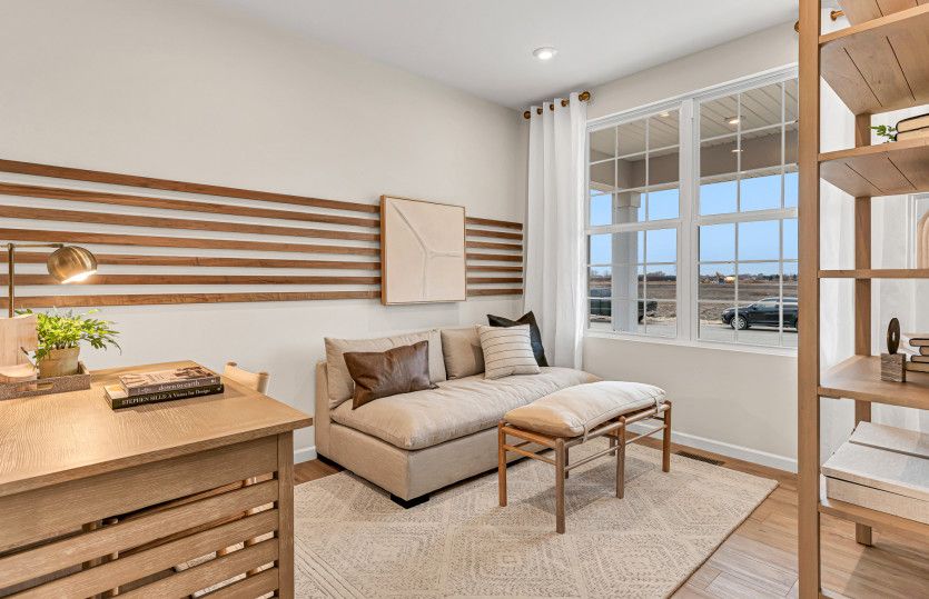 Flex Room or Home Office, Adjacent to the Foyer