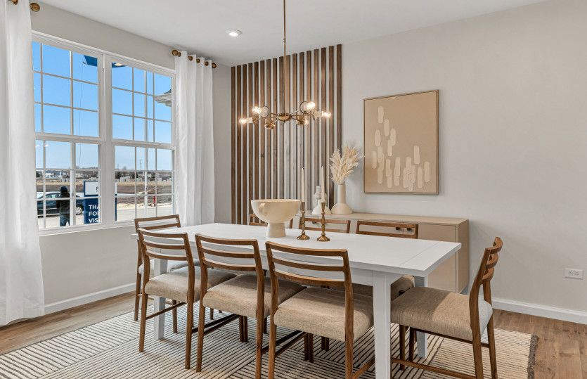 Formal Dining Room with Pass Through to Kitchen