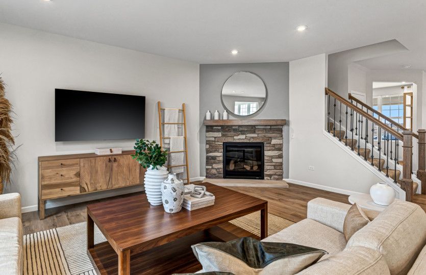 Gathering Room with Fireplace