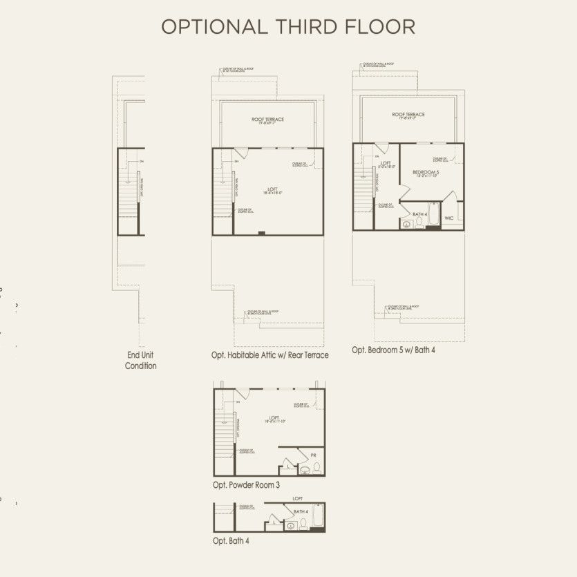 Third Floor 2 br / 2.5 ba