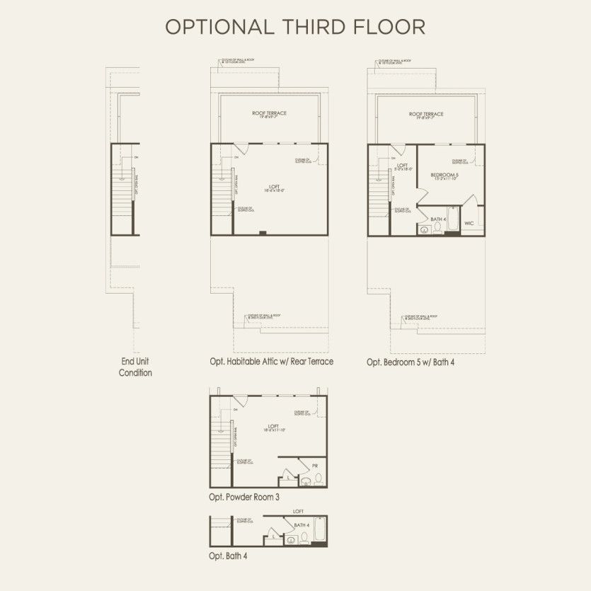 Third Floor 3 br / 2.5 ba