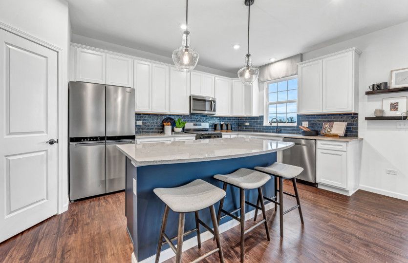 Island Seating in Kitchen