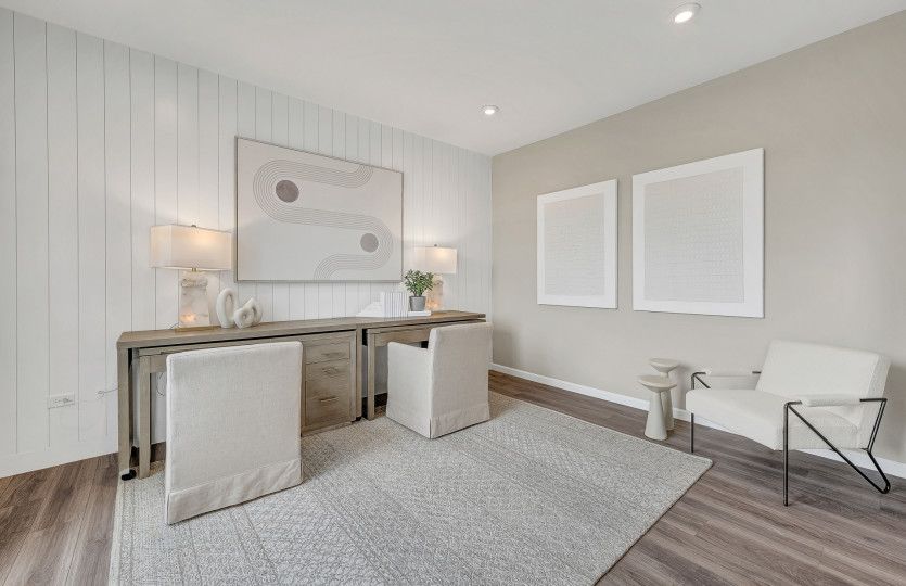 Flex Room or Home Office, Adjacent to Foyer