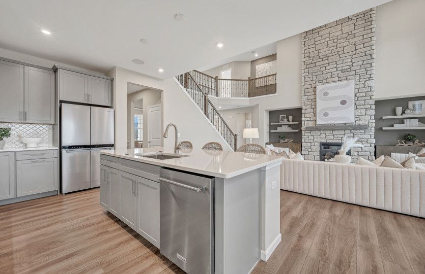 Large Island in Kitchen