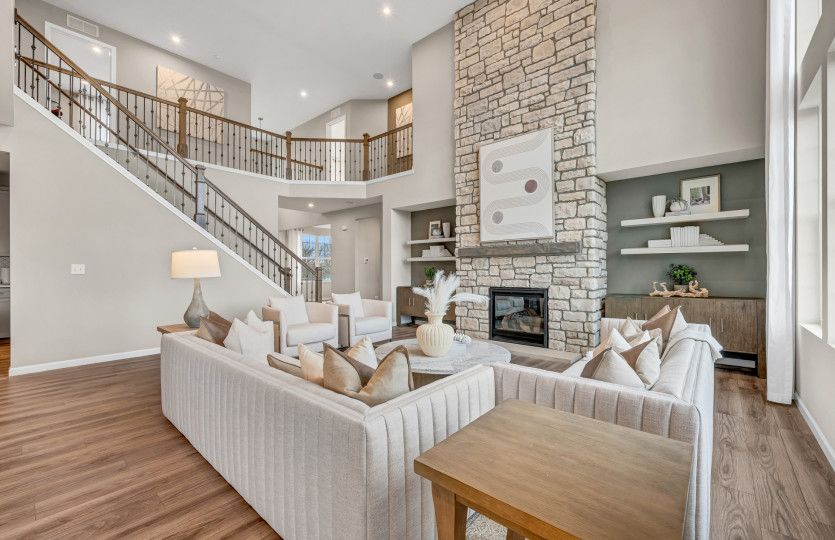 Gathering Room with Optional Fireplace