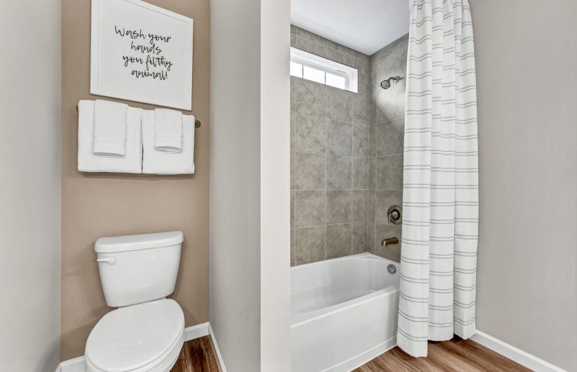 Shared Bathroom in Secondary Bedrooms