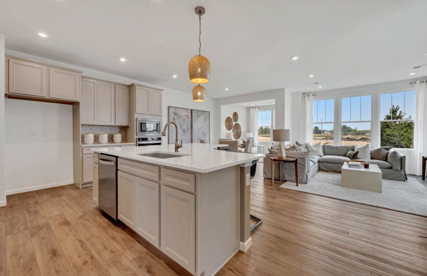 Kitchen with Island Seating