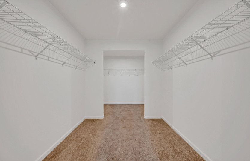 Large Walk-In Closet in Owner's Suite