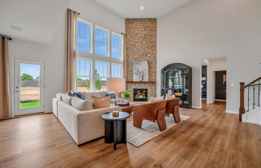 Beautiful, Optional Two-Story Fireplace