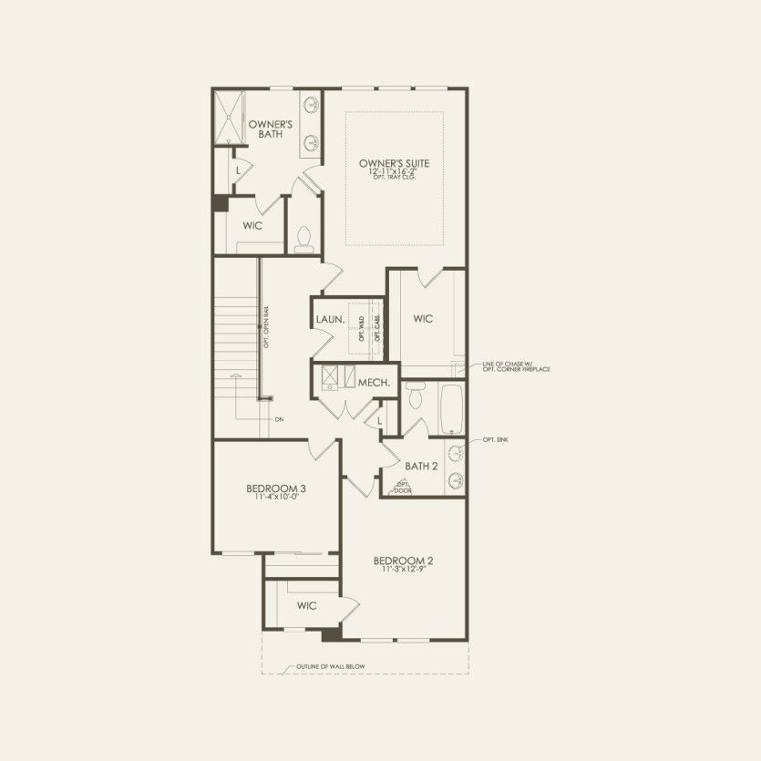 Second Floor 3 br / 2.5 ba