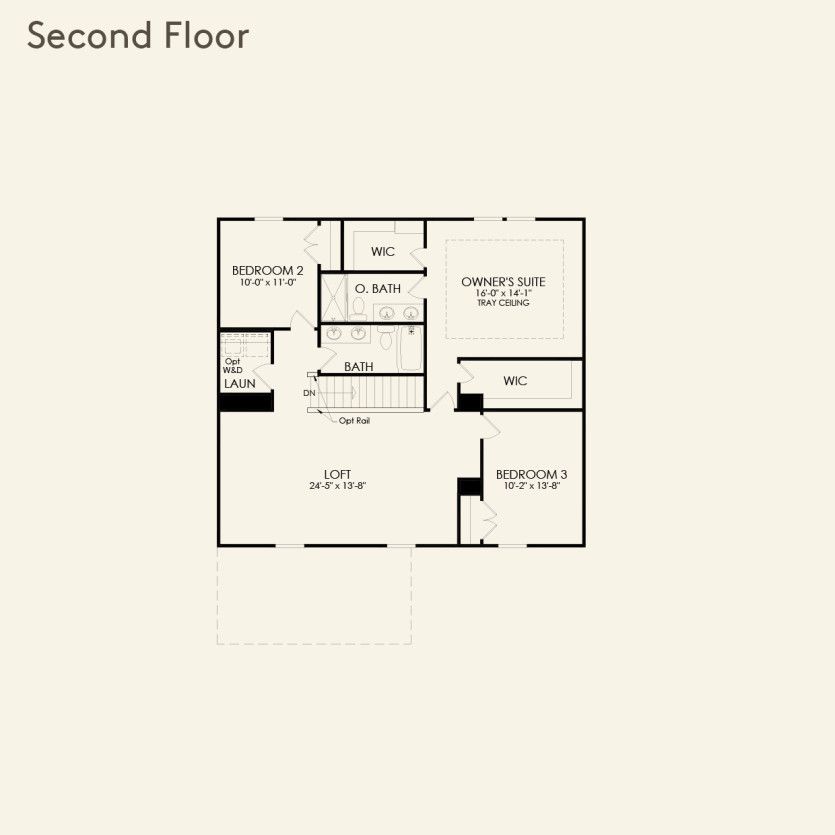Second Floor 3 br / 2.5 ba