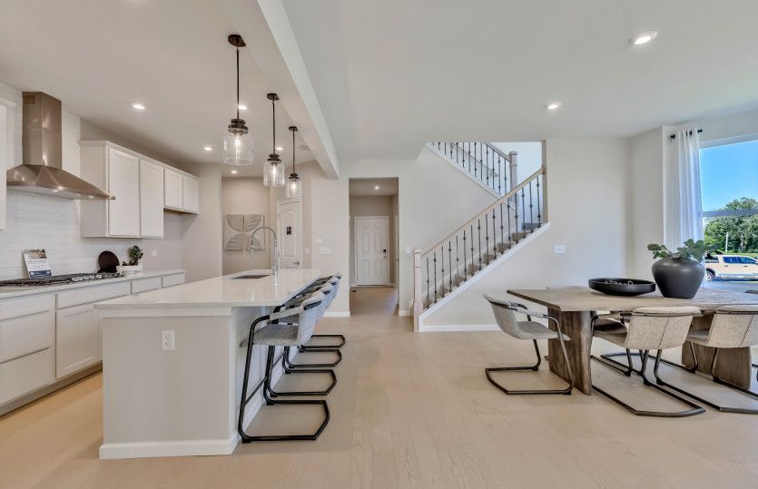 Kitchen and Café, Open Flow for Entertaining
