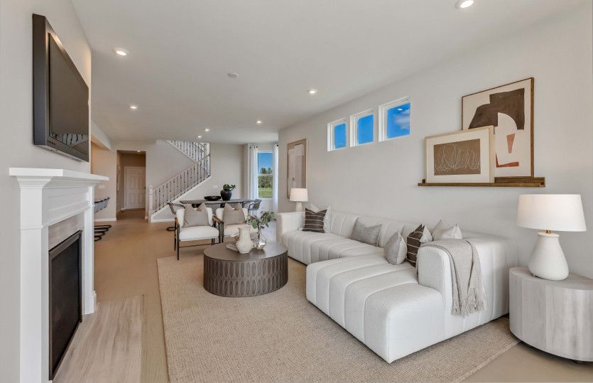 Gathering Room with Optional Fireplace