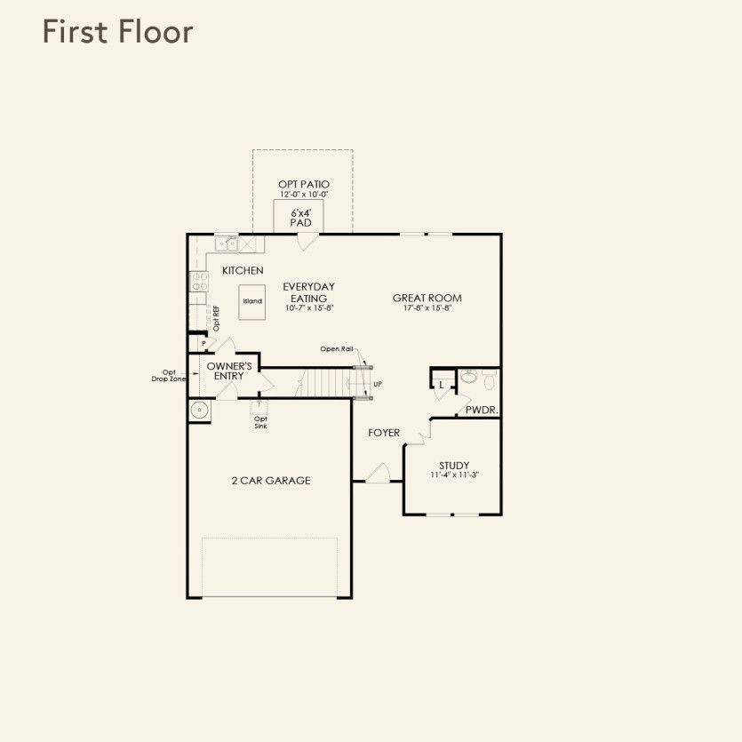 First Floor 3 br / 2.5 ba