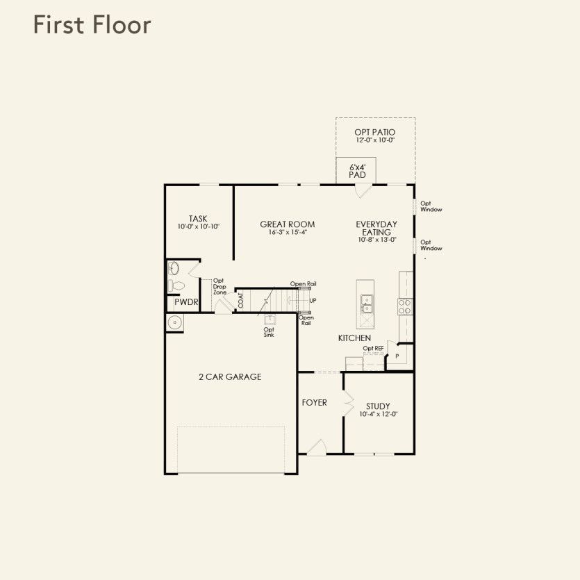 First Floor 4 br / 2.5 ba